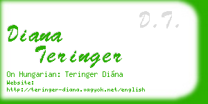 diana teringer business card